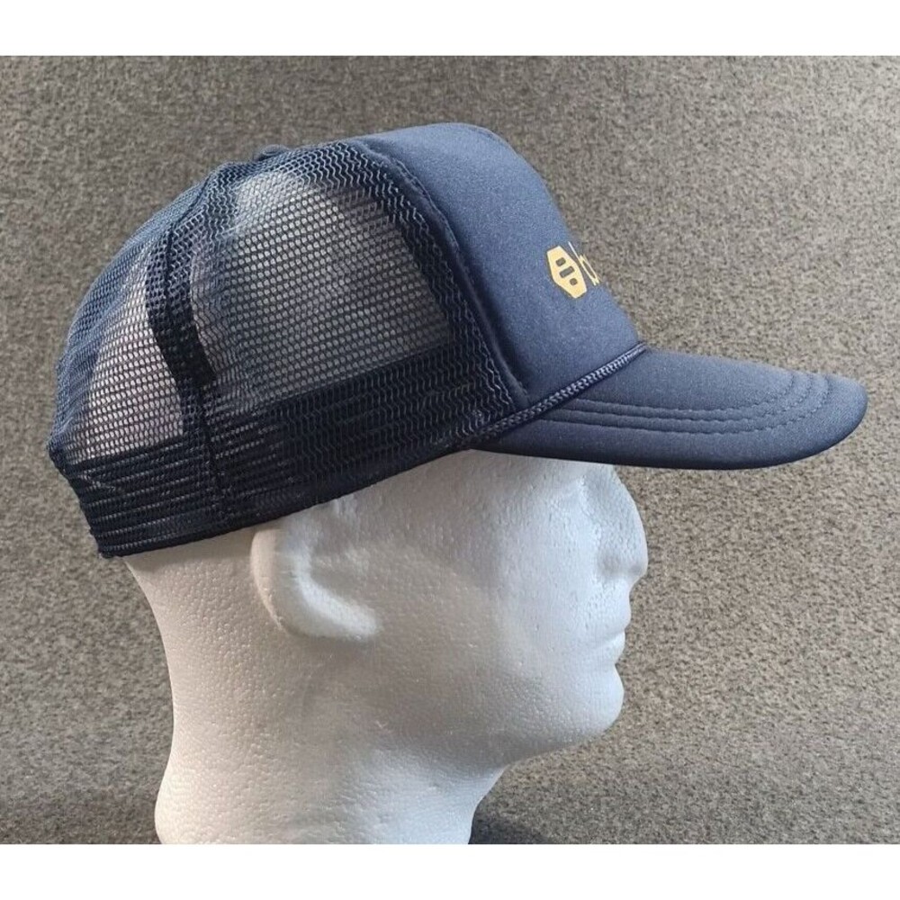 Bumble Hat Cap Trucker Unisex One Size Adjustable Blue Dating App New - Picture 3 of 14